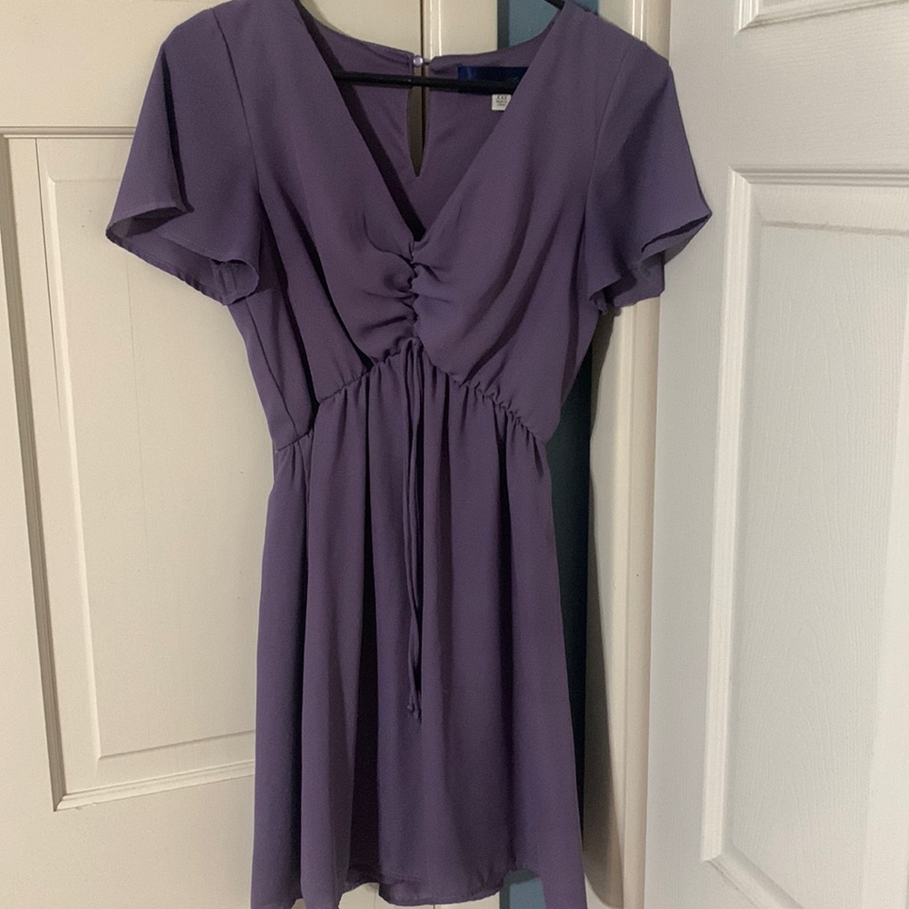 Purple dress